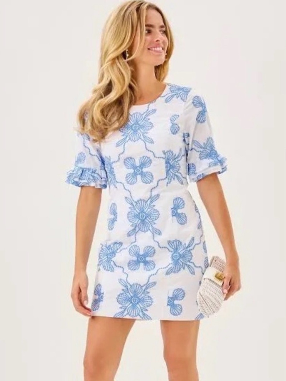 Lilly Pulitzer fiesta ruffle sleeve dress